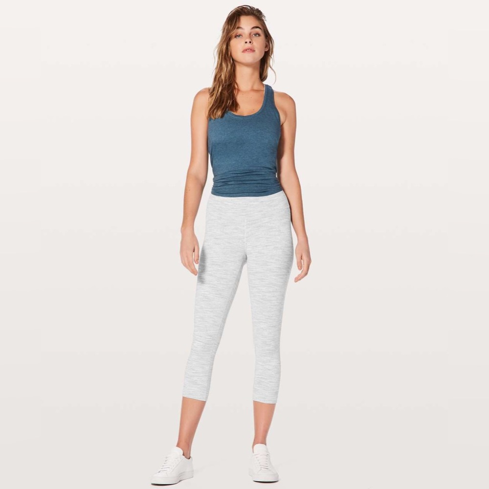 EUC Lululemon Wunder Under Crop (Hi-Rise) *21"